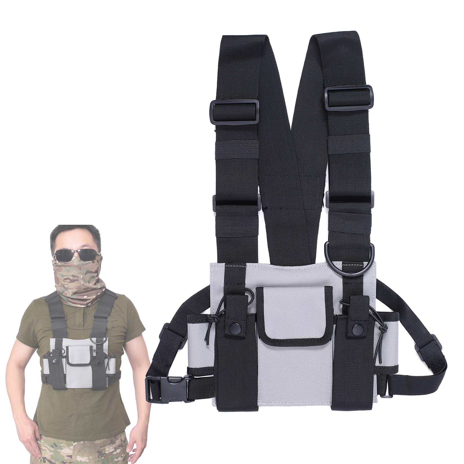 Chest  Bag for Men Fashion Chest Rig  Harness Lightweight Bags for Men Women Running Exercise Hiking Camping