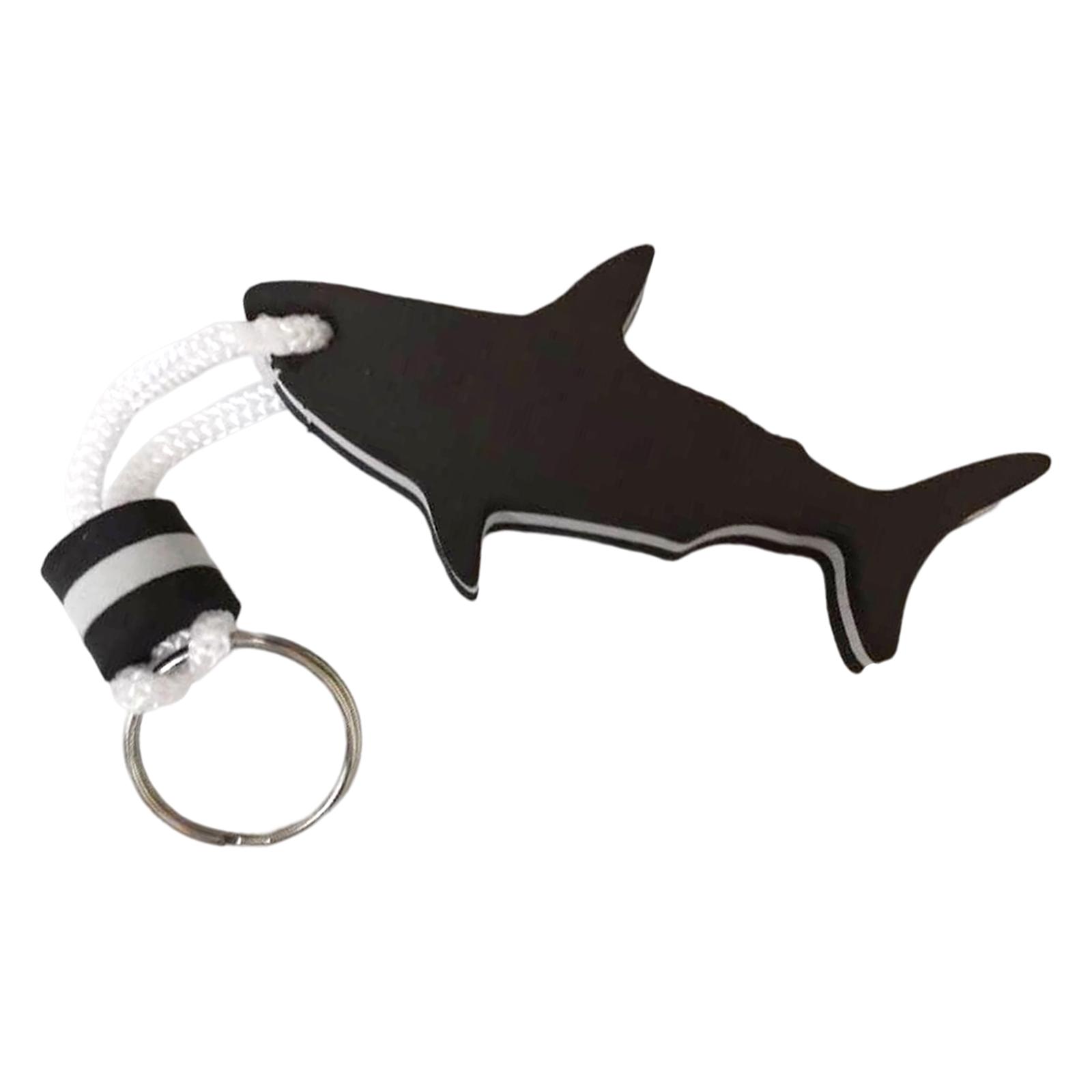 Floating Keyring Keychain Shark Shaped Floater Pendant Key Ring for Drifting