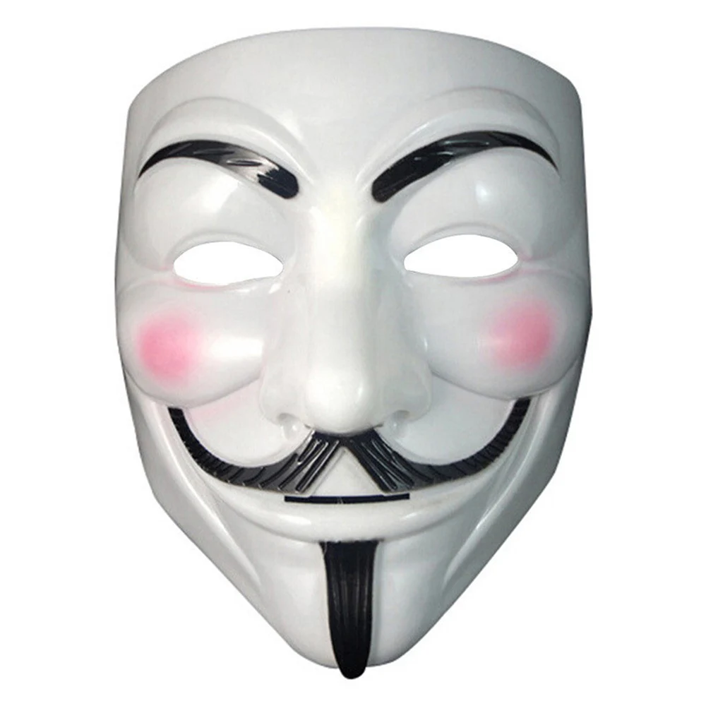 Film Cosplay V wie Vendetta Hacker Maske Anonymous Guy Fawkes Halloween Weihnachten Party Geschenk für Erwachsene Kinder Film Thema Maske – Detail 7