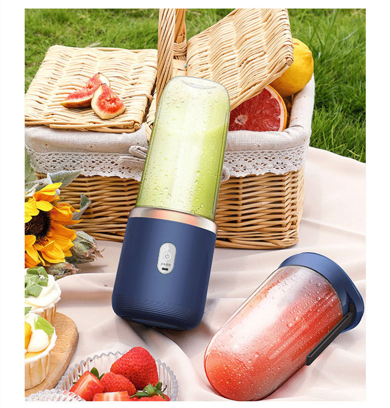 Title 16, Electric Juicer Portable 6 Stainless Steel Blad...