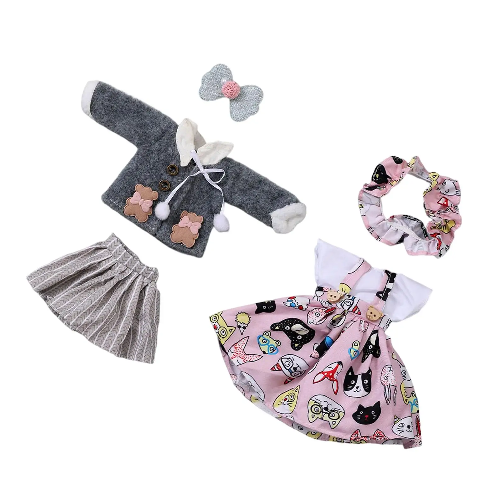 Doll Clothes Princess Dress Clothes Princess doll Clothes Accessories Sets for Game 1/6 Fashion Doll Birthday Gift