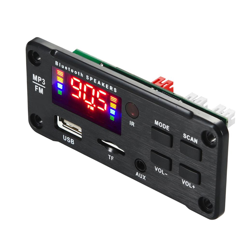 Bluetooth 5.0 MP3 Player Decoder Board Car FM Radio Module for Speaker Cars