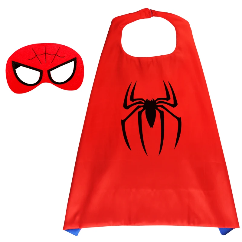 Superhero Spider Capes Hulk Captain America iron Man For Boys Girls Party Halloween Cosplay Anime Holiday Christmas Gift plus size costumes