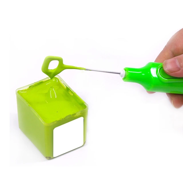 Electric Tumbler Stirrer, Handheld Battery Operated Stirring Green