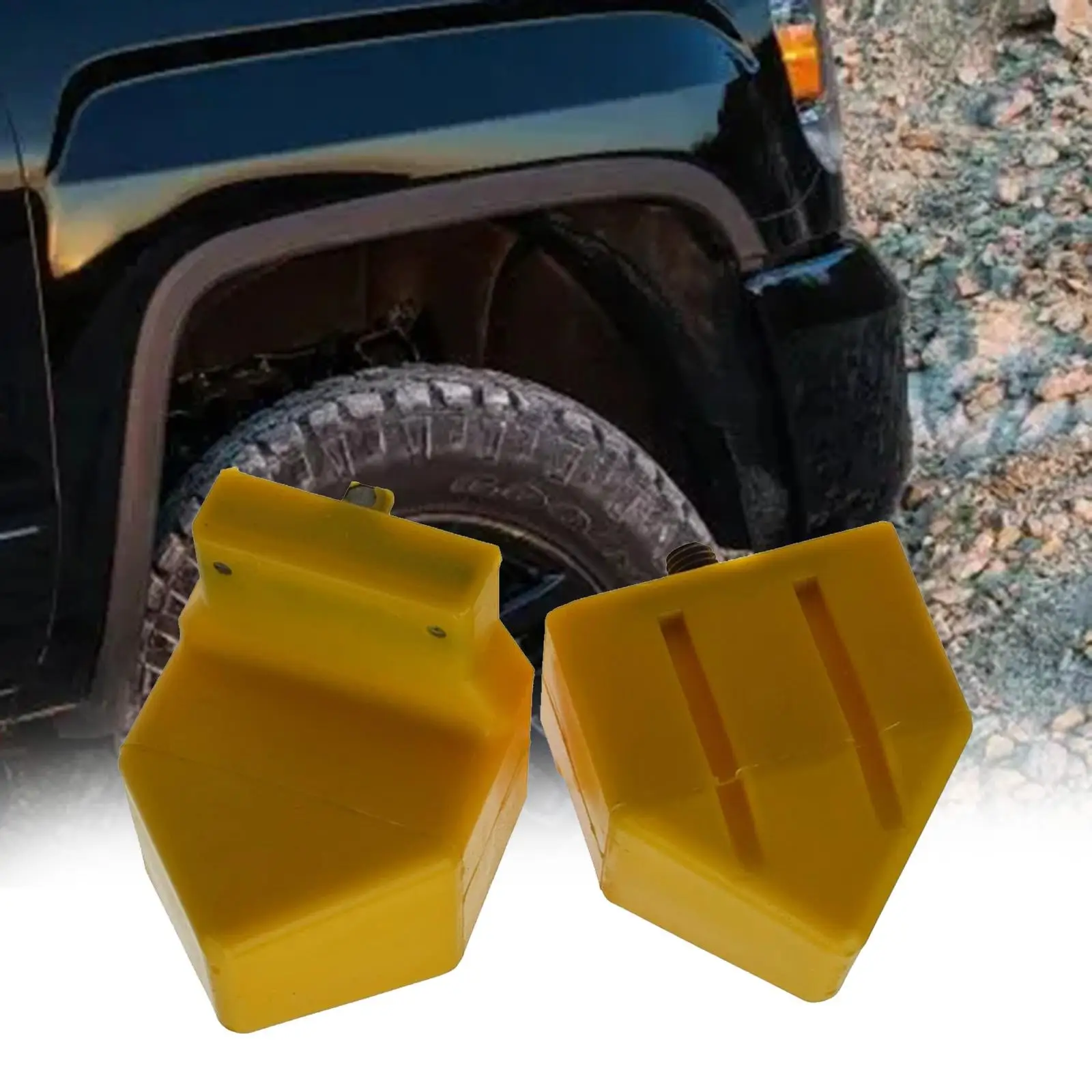 2Pcs Auto Front bumpers stopper Parts for GMC Sierra 2500 HD Pickup Truck SUV