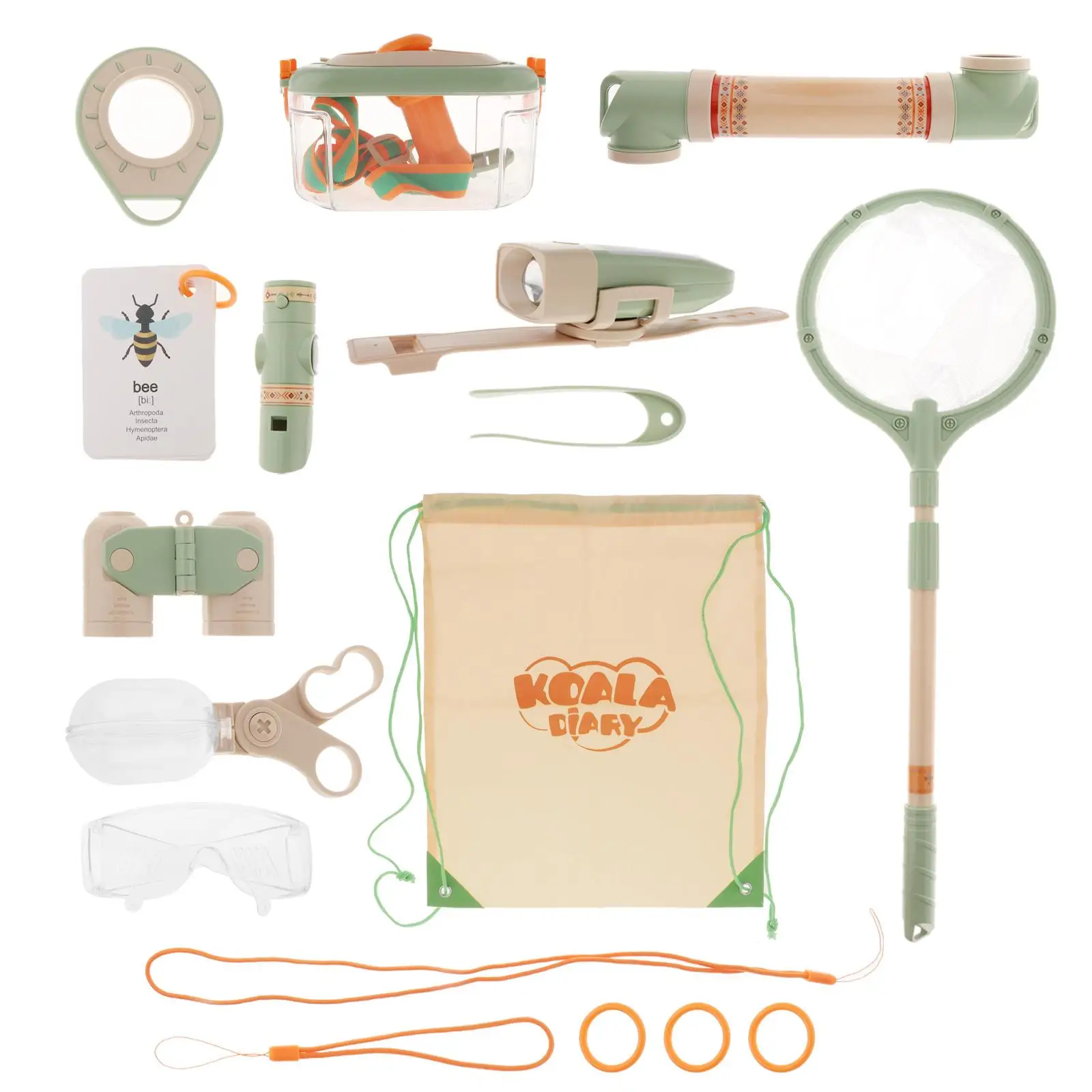 12x Kids Bug Catcher Binoculars Science Educational Playset Bug Catcher Kits