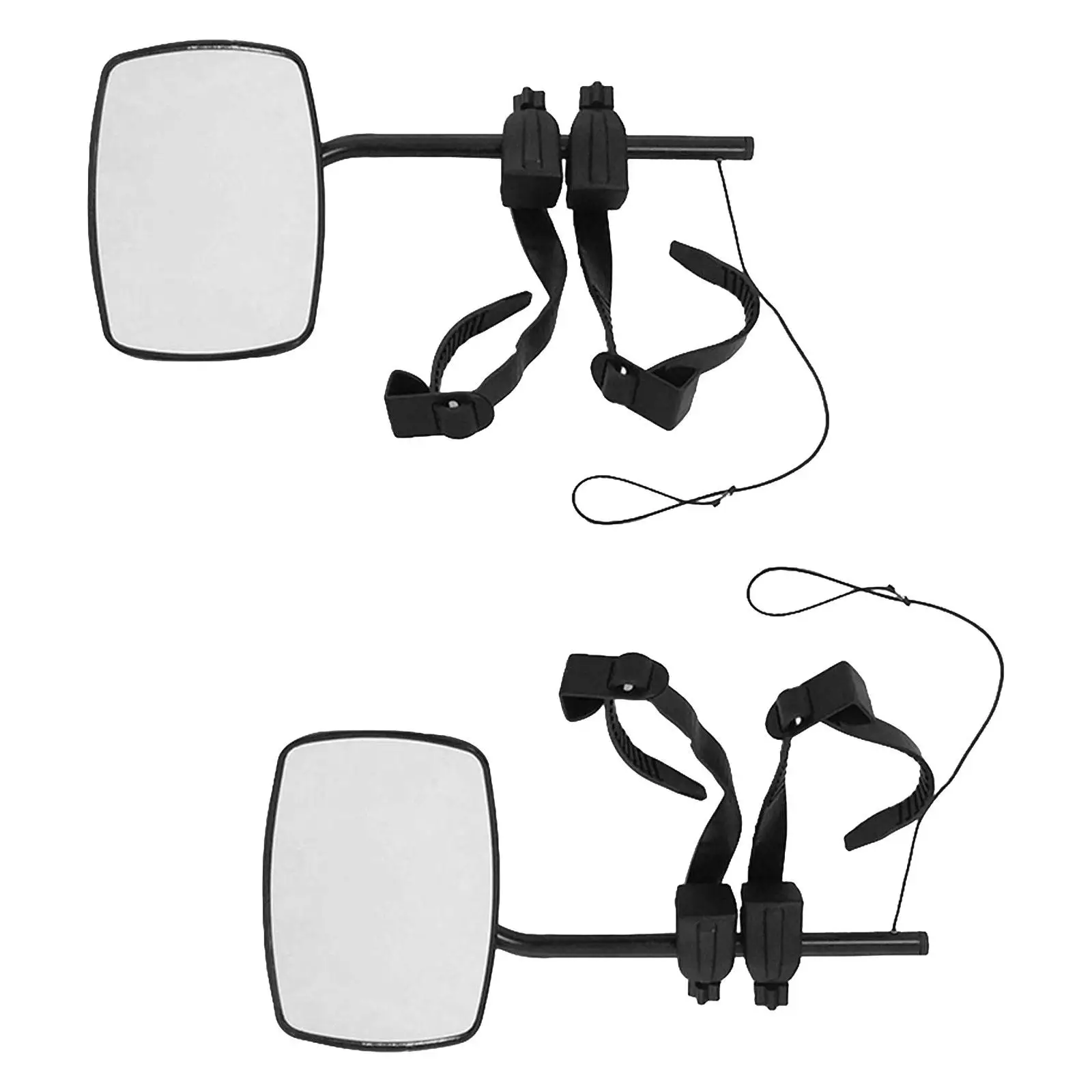 2 Pieces Clip on Towing Mirror Extensions Clamp on Tow Mirror for Truck