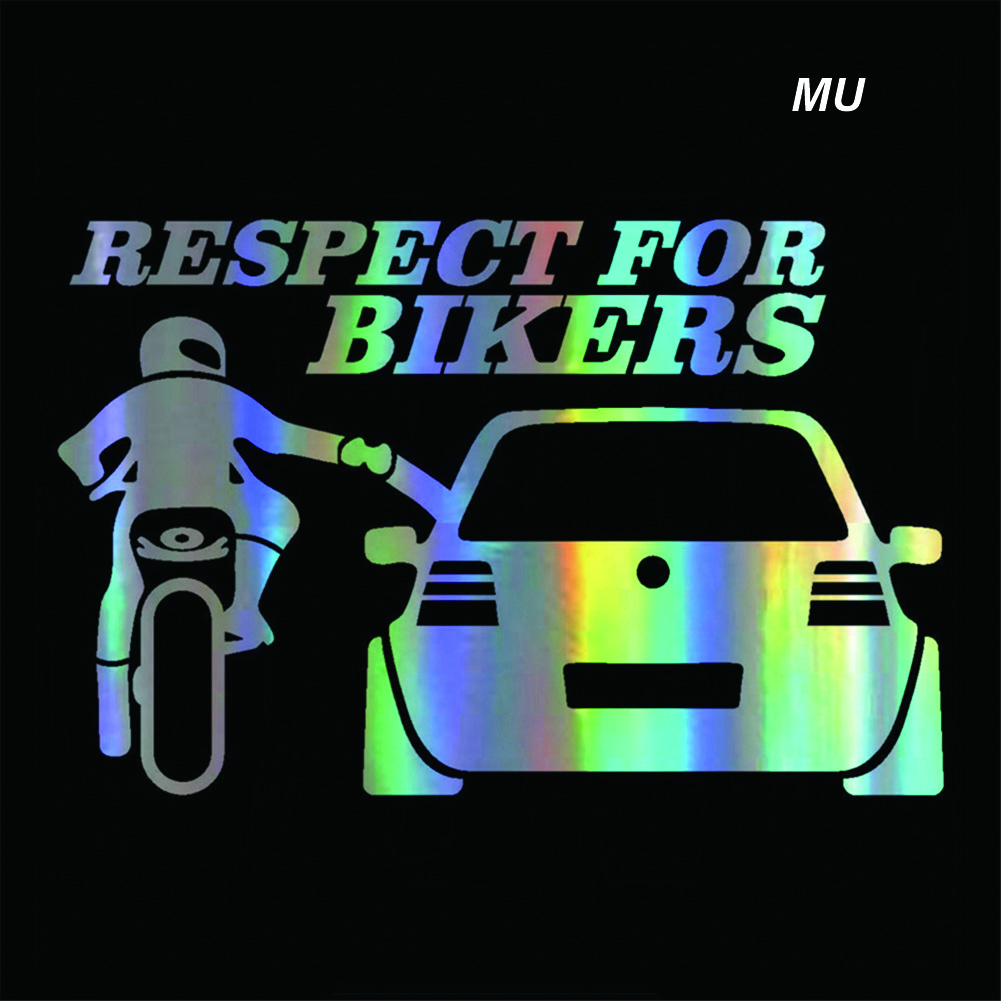 13x20cm Autoaufkleber Respekt für Biker Aufkleber Lustige Wrap Vinyl für Auto Türgriff Aufkleber Körper Autozubehör Dekoration – Detail 16
