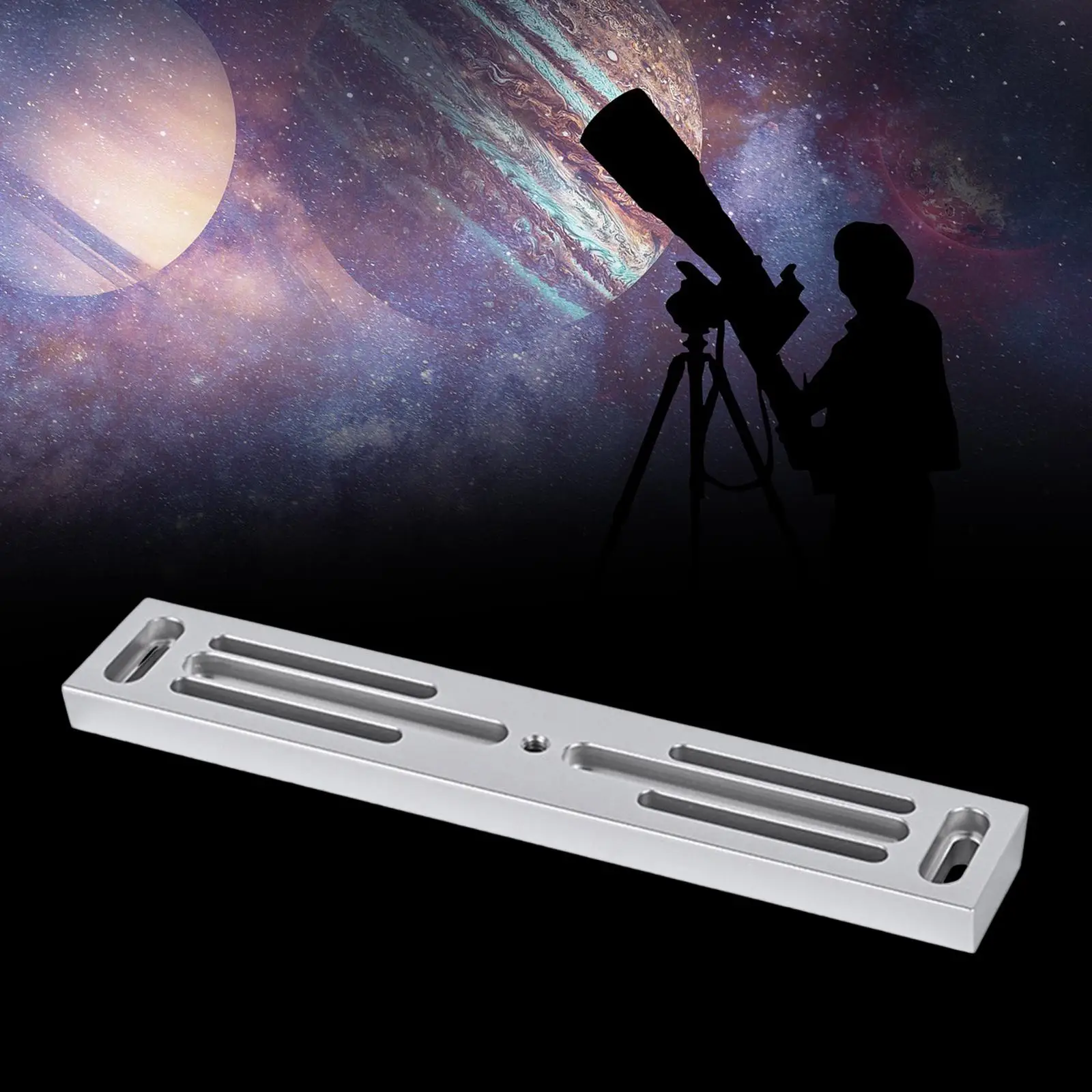 Telescope Dovetail Plate 228mm 9 inch Accessories Aluminum Alloy 1/4