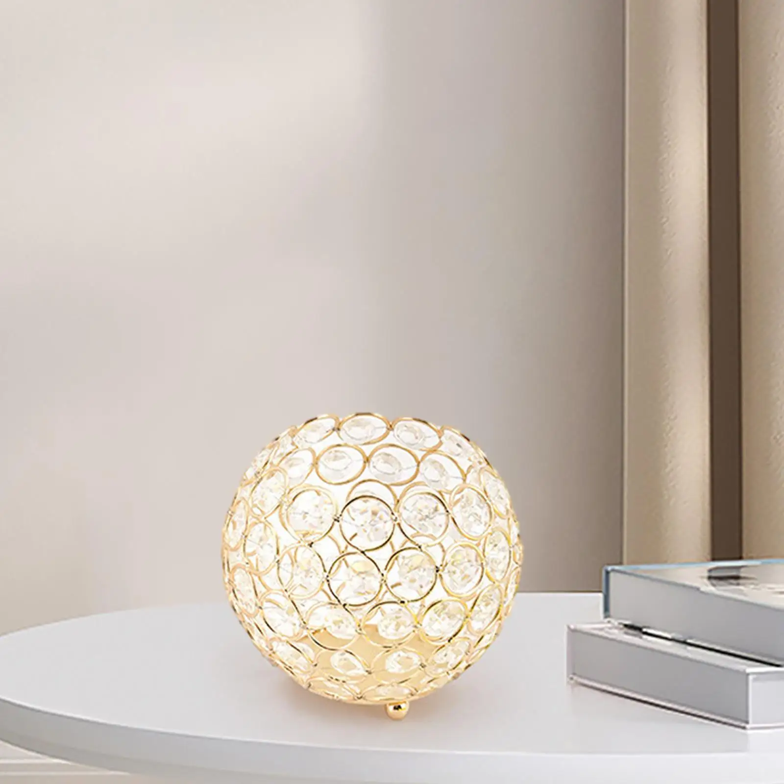 Crystal Lampshade Floor Pendant Light Wall Lamp Reading Lamp Round Lampshade