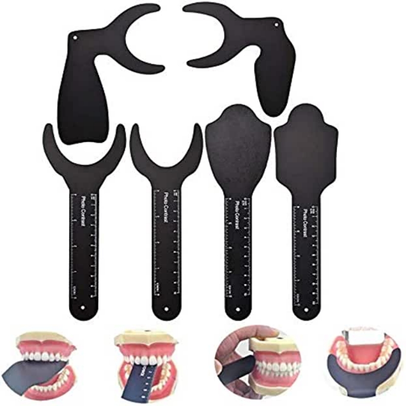 Best of Dental Orthodontic Black Background Board Photo Image Contrast Oral Cheek Plate With Scale Mark Autoclavable Tools Reviews & Tips