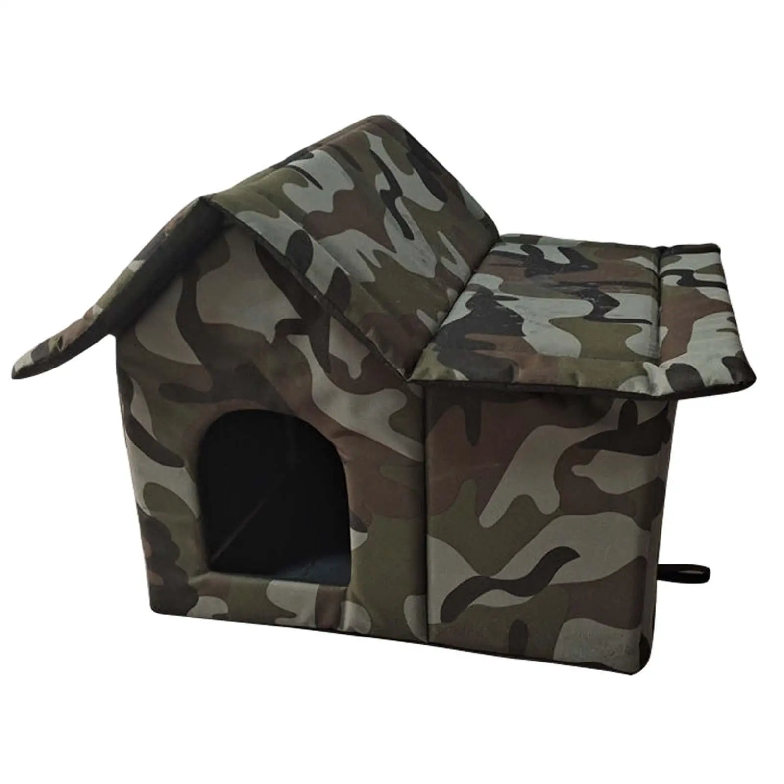 Outdoor Cat House for Cats Dogs Rainproof Homeless Pet Tent for Kitten Puppy