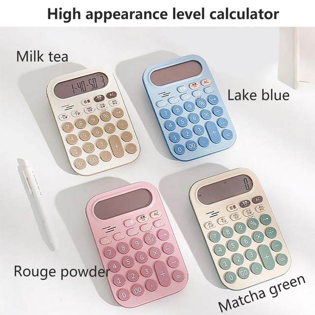 Cute Scientific Calculator Creative Colorful 12 Digit Display