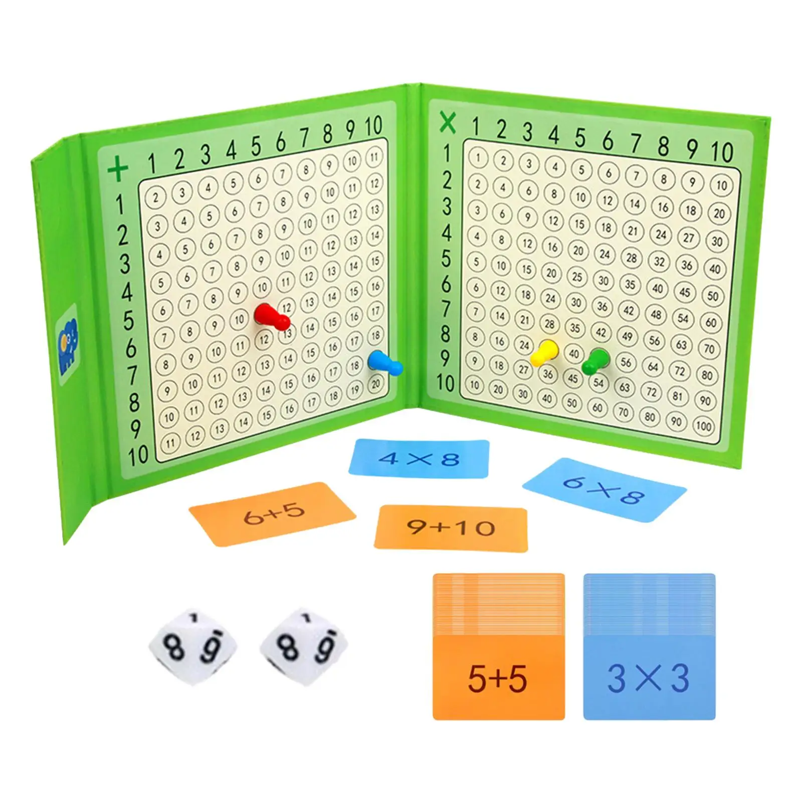 Addition Exercise Board Game Multiplication Division Board Early Learning Toys for Children Toddlers Birthday Gifts