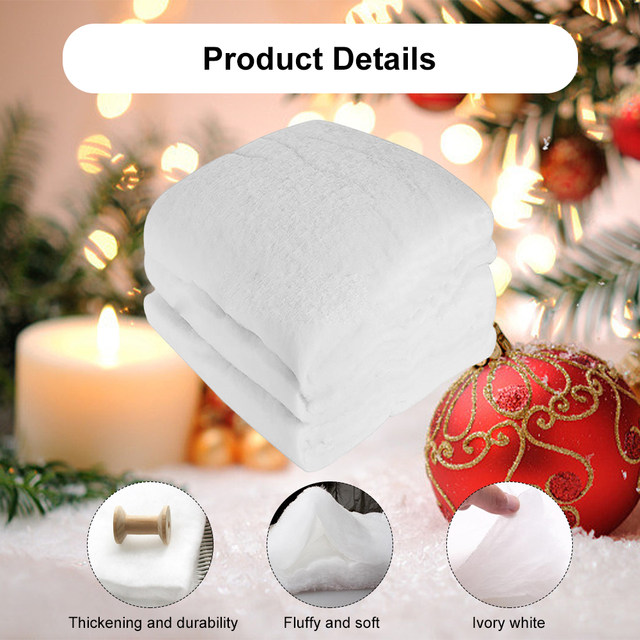 Christmas Snow Blanket Soft Thickened Plush Artificial - Temu