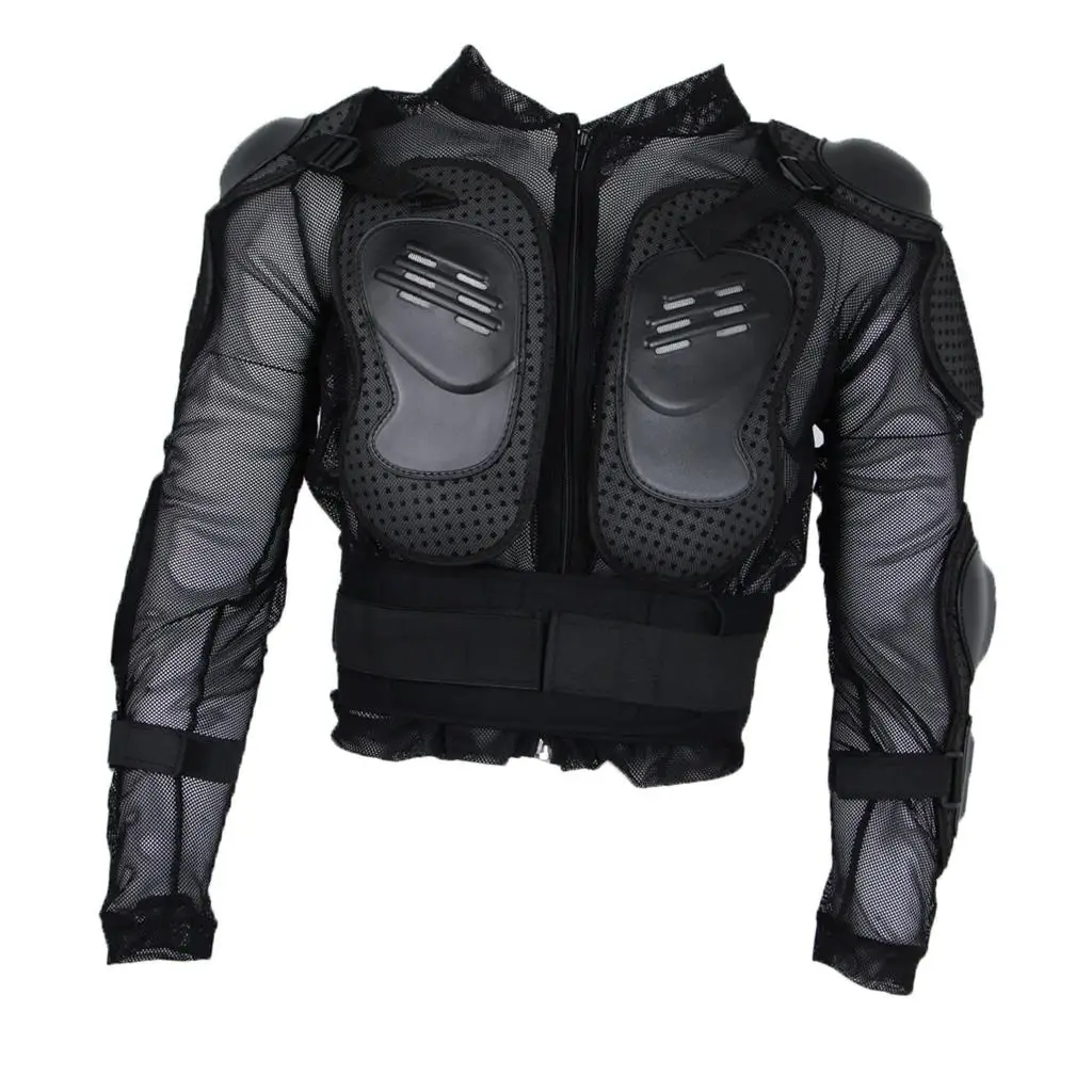 Black Motorcycle Racing Skiing Jacket