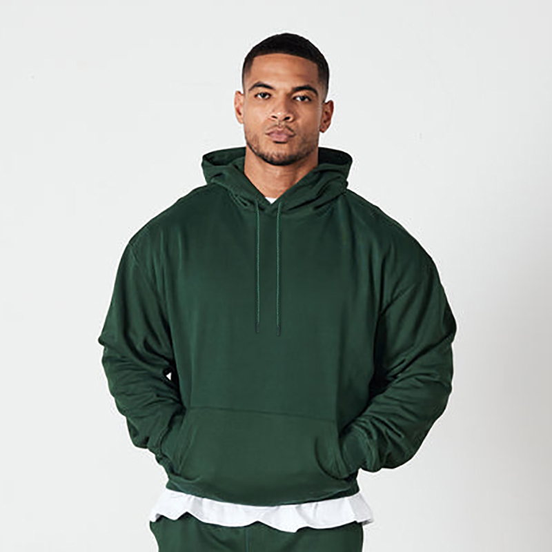 Title 4, Outono inverno cor verde masculino hoodies velo...