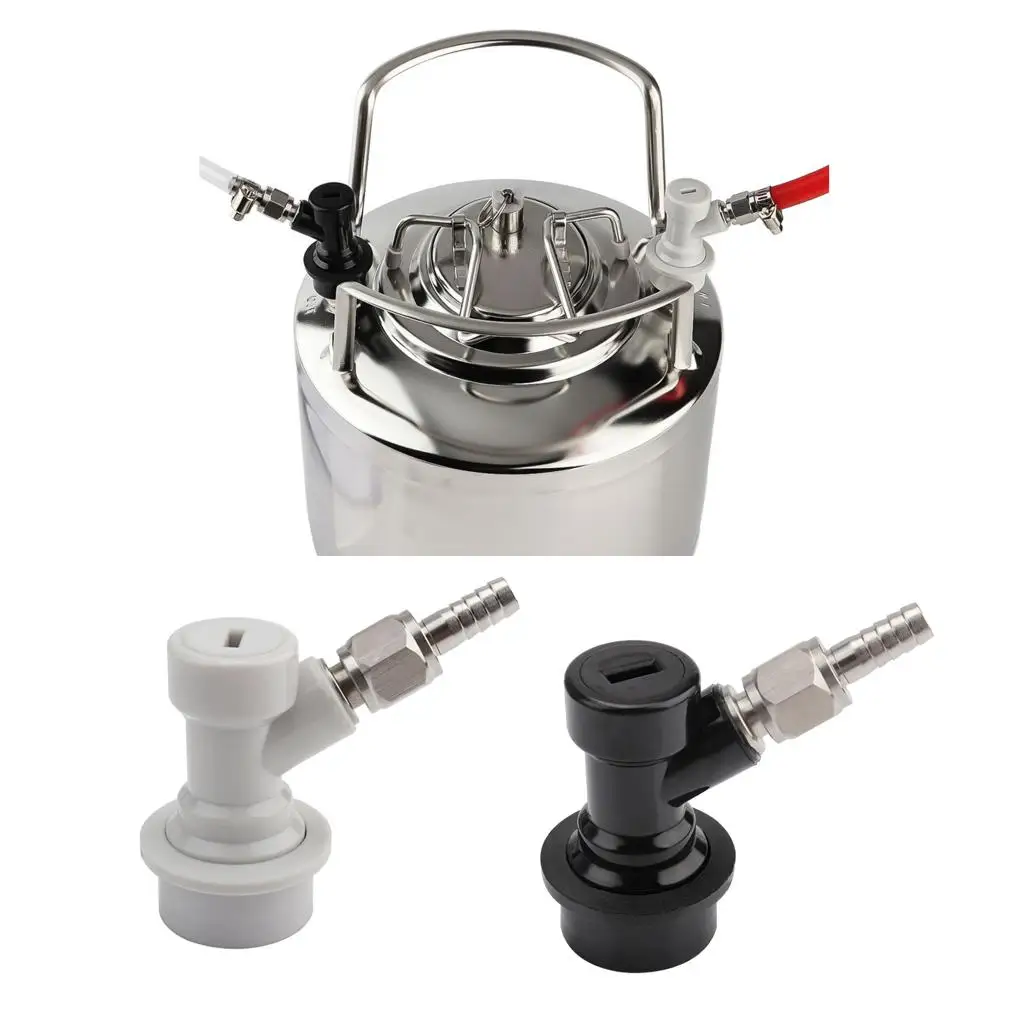  Gas & Liquid Threaded Assemblies Disconnects Kit with Swivel Nuts
