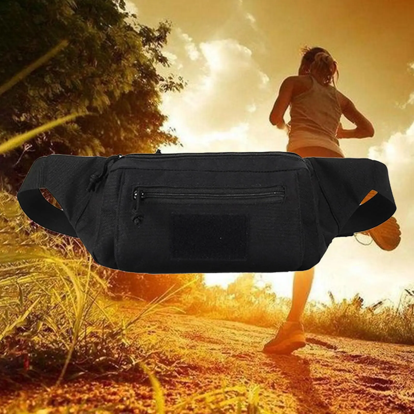  Fanny Pack Waist  Adjustable Strap, Outdoor Sports Running Hiking Traveling Hip 