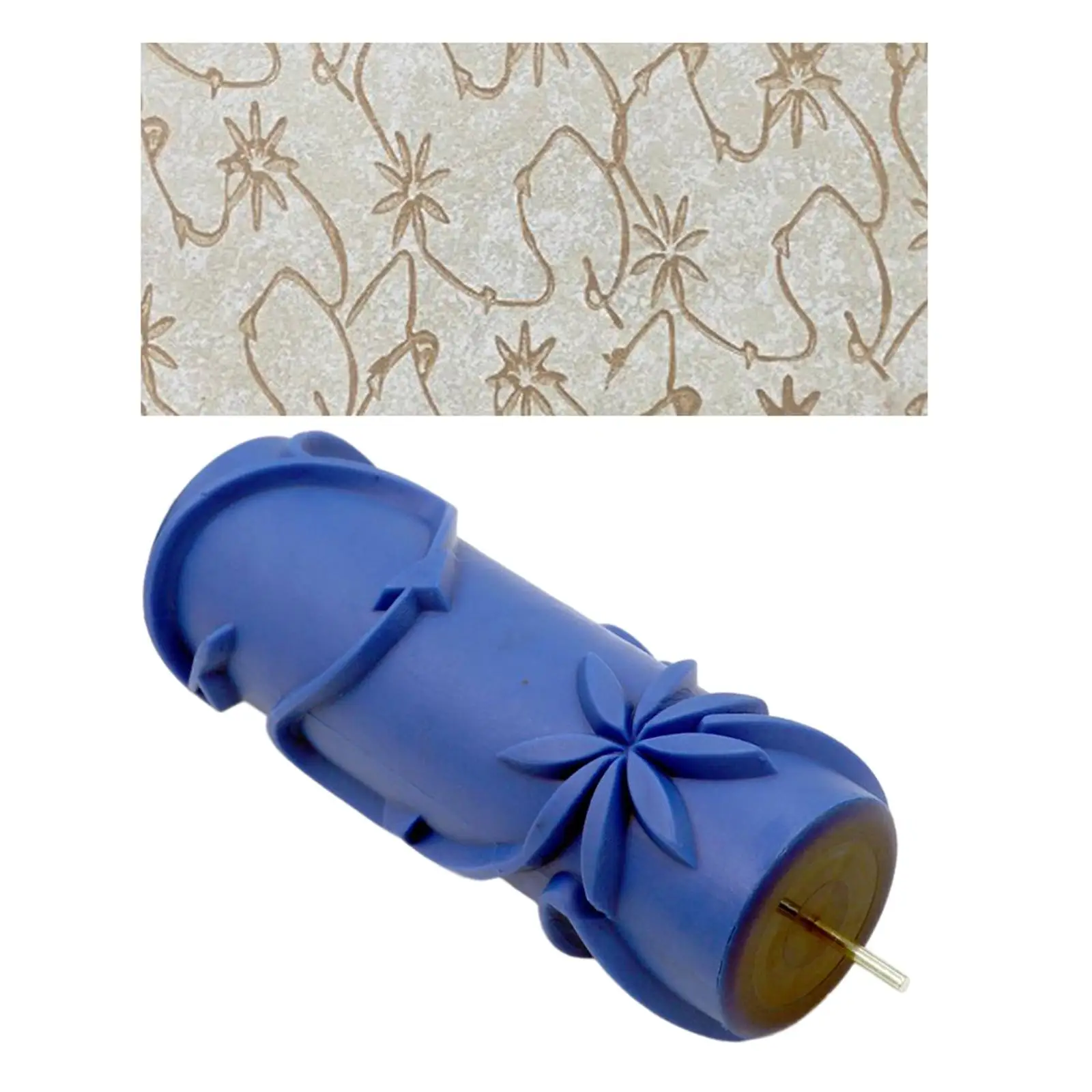 5inch Decorative Texture Roller, for Wall Tables, Curtains, Barrels DIY Home