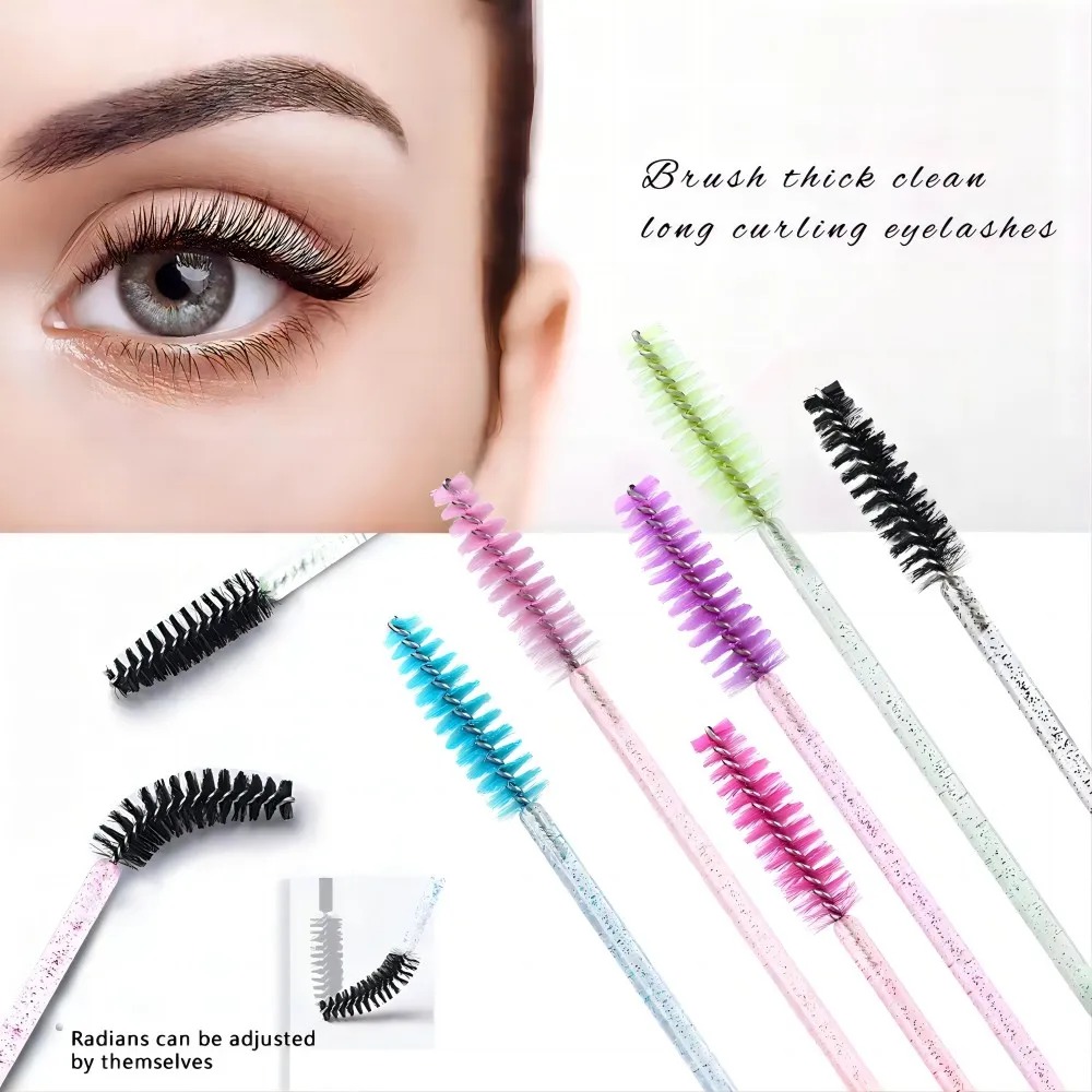 Best of Wholesale Eyelash Brush Mascara Wands Wholesale Spoolies Eyebrow Lash Cleaning Brushes Applicator Makeup Tools 50 / 1000 / 2000pcs Reviews & Tips - Image 5