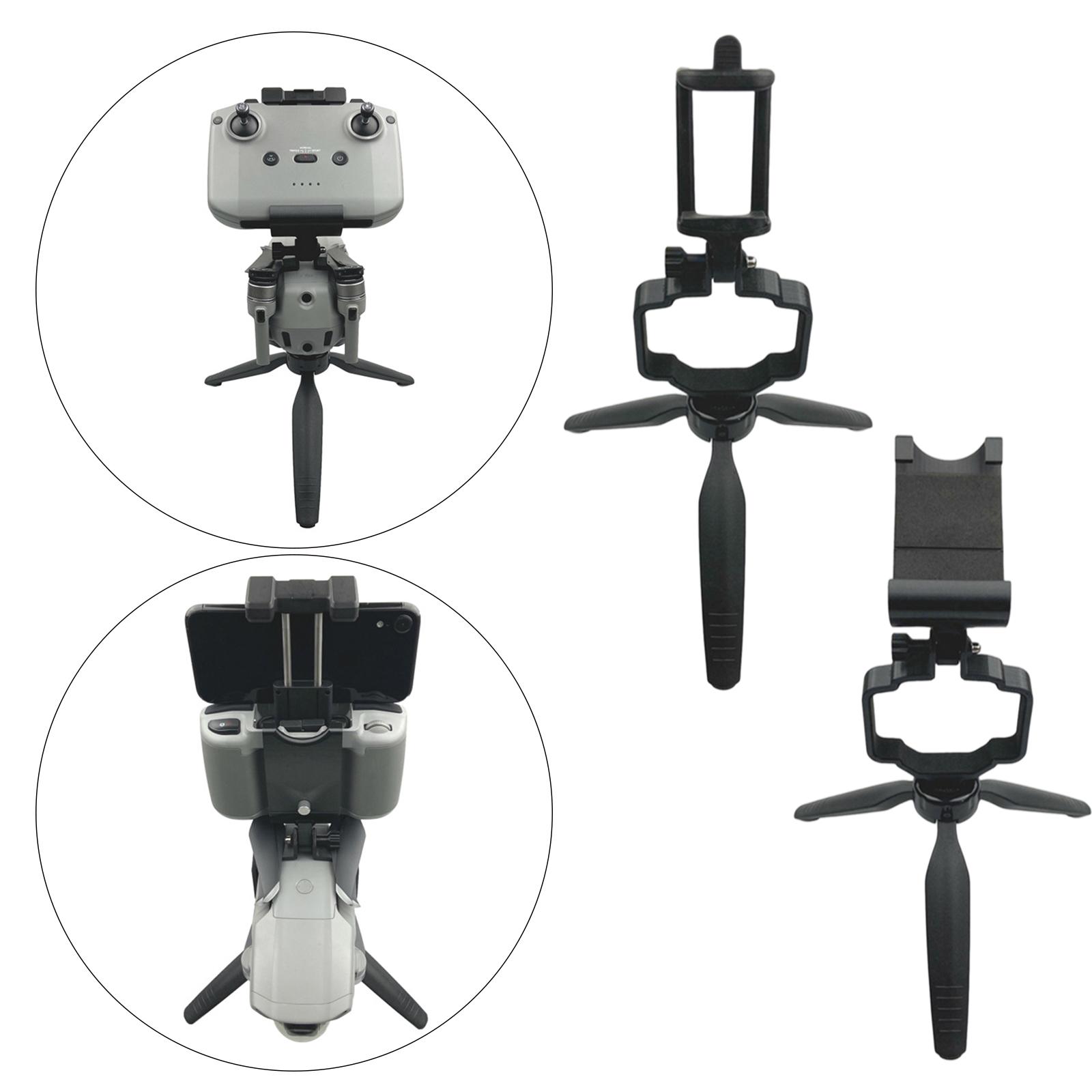 Foldable Handheld Gimbal Stabilizer Bracket Mount Holder Clips Clamps 1/4 Tripod Shockproof for DJI Mavic Air 2/2S Drone