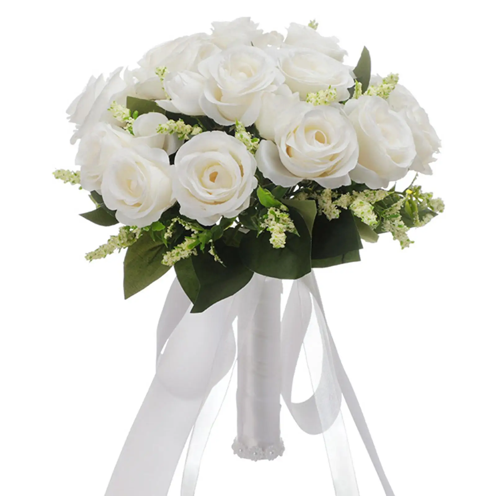 Artificial Flowers Tossing Bouquet Elegant Table Centerpiece Wedding Bridal Bouquet for Wedding Graduation Ceremony Decorations