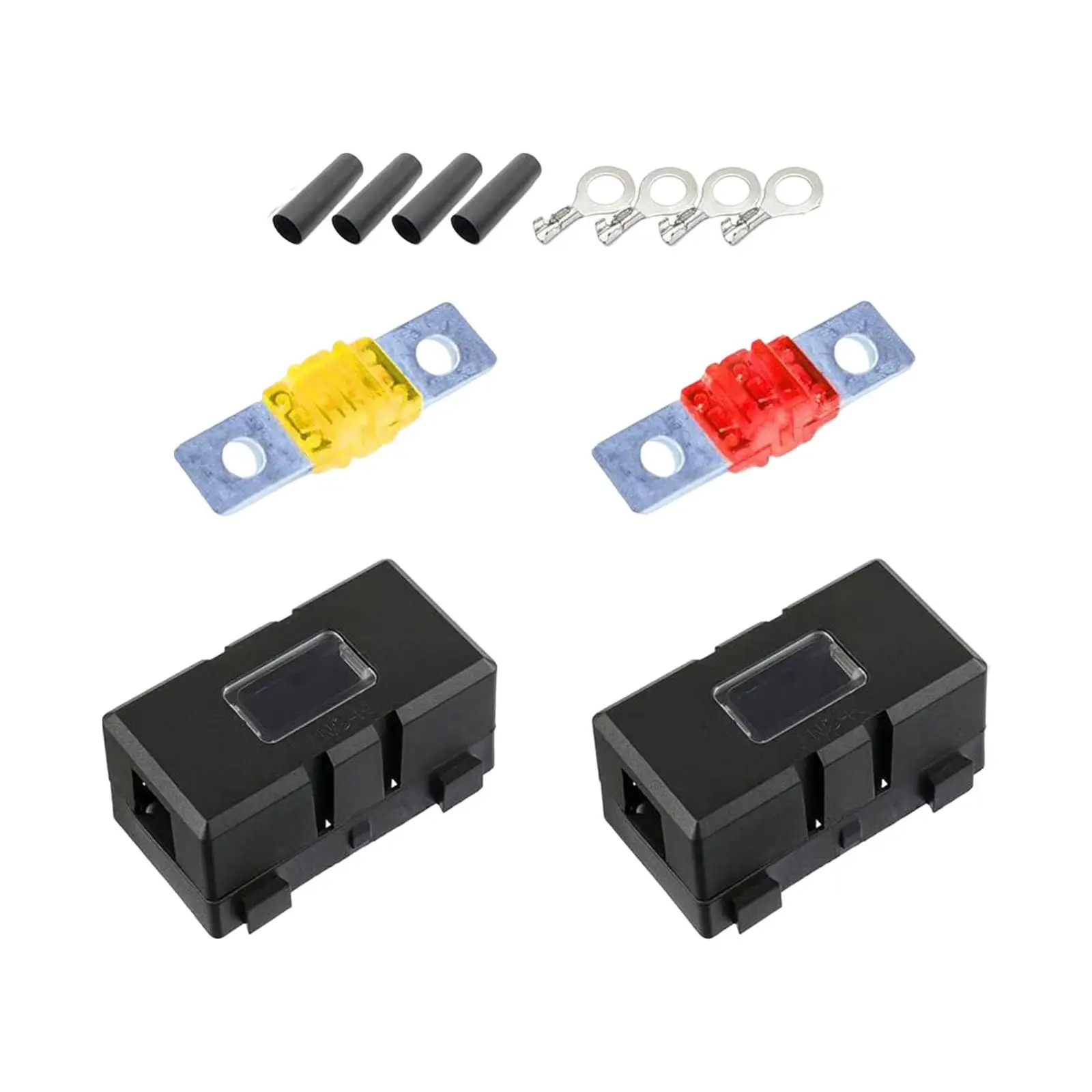 Universal ans Fuse Holder Splashproof Waterproof Dampproof Flame Retardant Durable Multipurpose for Caravans Trucks Rvs