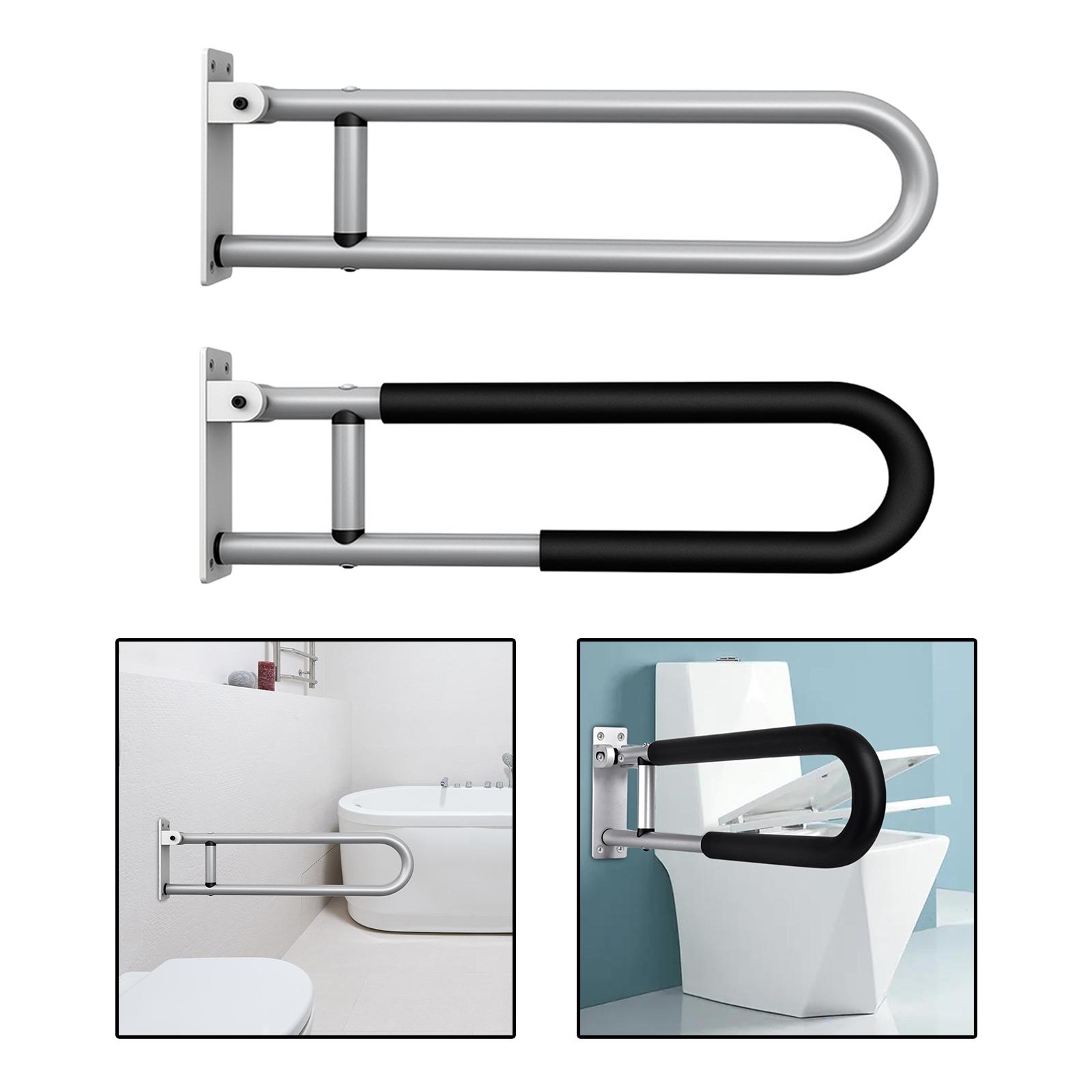 Folding Toilet Aid, montagem na parede, Non-Skid Helping Handle, segurança