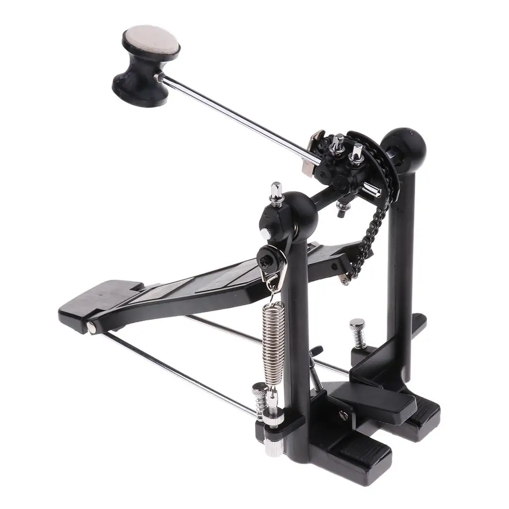 Rack Drum Pedal Set with Drum Beater Single Chain  for Drummer