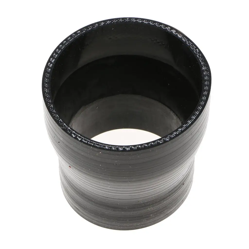 2- 2.5 inch Car Truck Silicone Straight Reducer Coupler Intercooler Pipe (51mm-63mm) Wall Thickness 0.2inch 4-ply