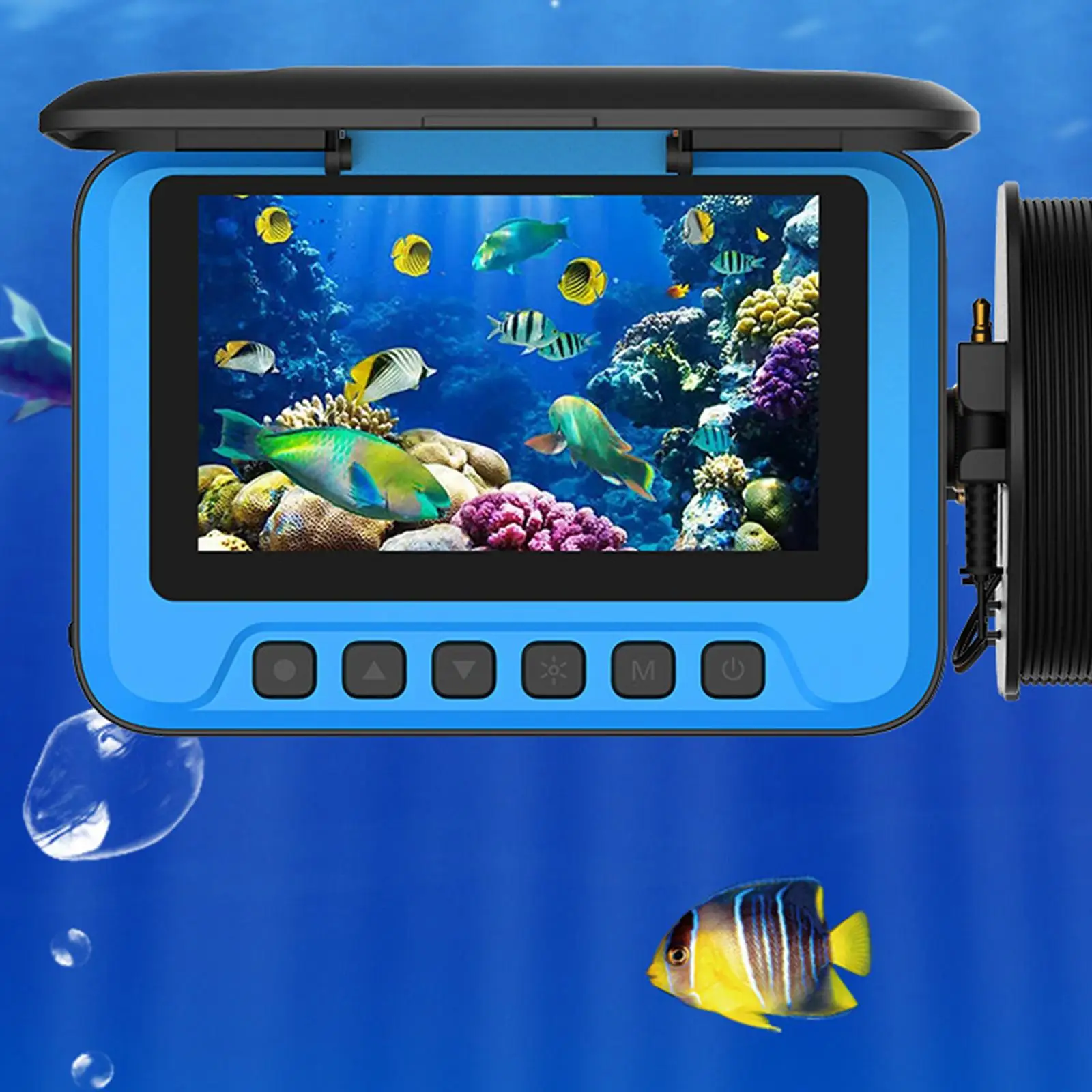 Underwater Fishing Camera Fish Finder Display Screen Waterproof for Boat