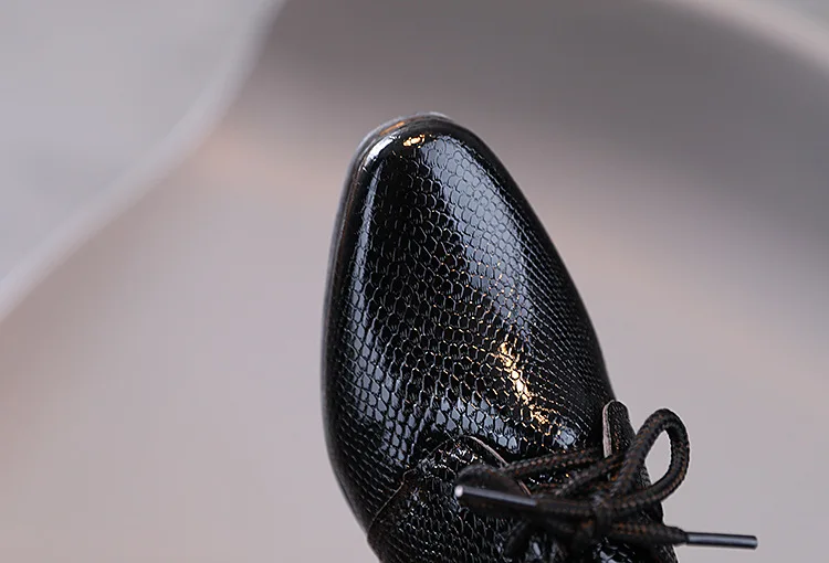 chaussures en cuir lacets pour chaussures de performance noir mode