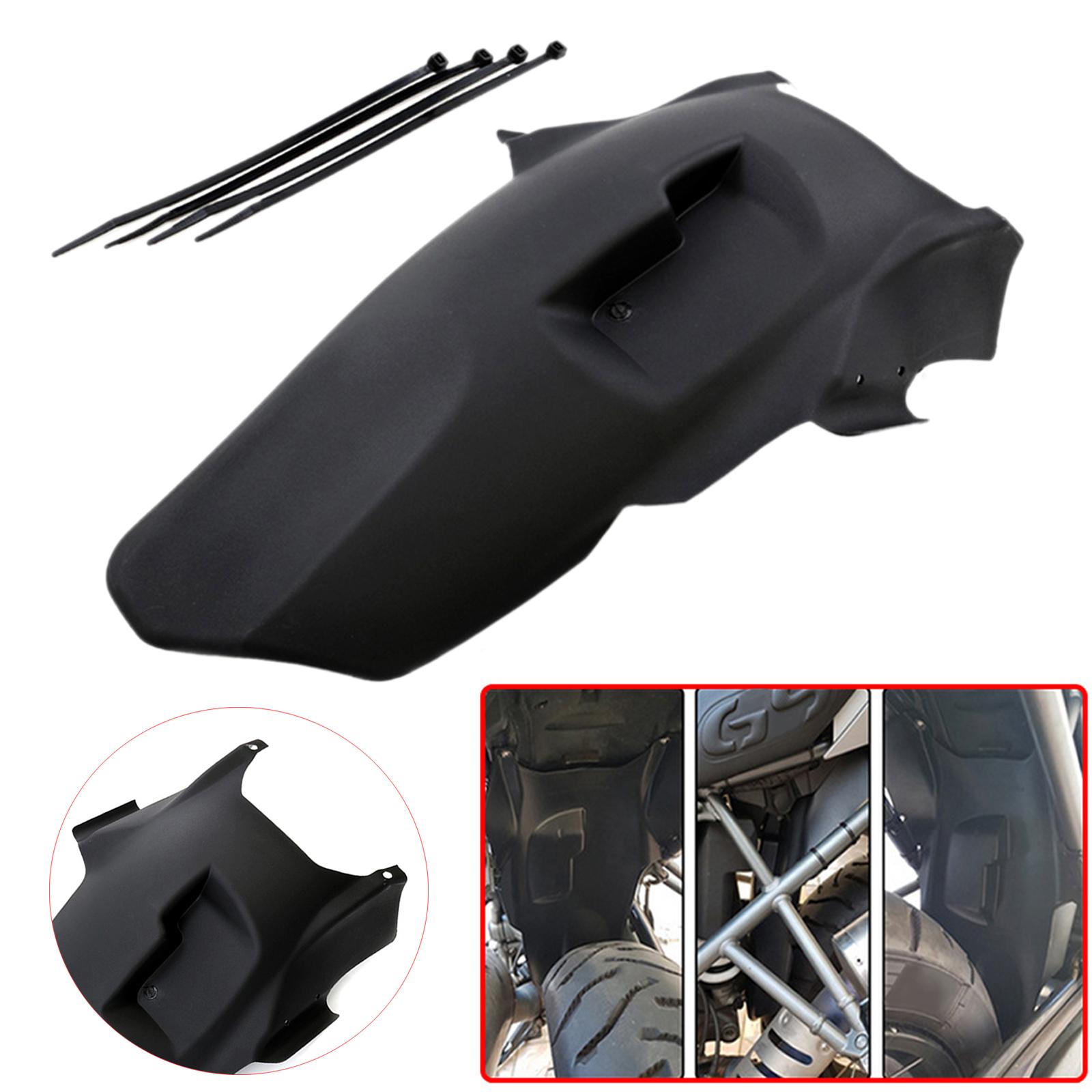 Motorcycle Rear Wheel  Extender Wing for   2008-2012, Black