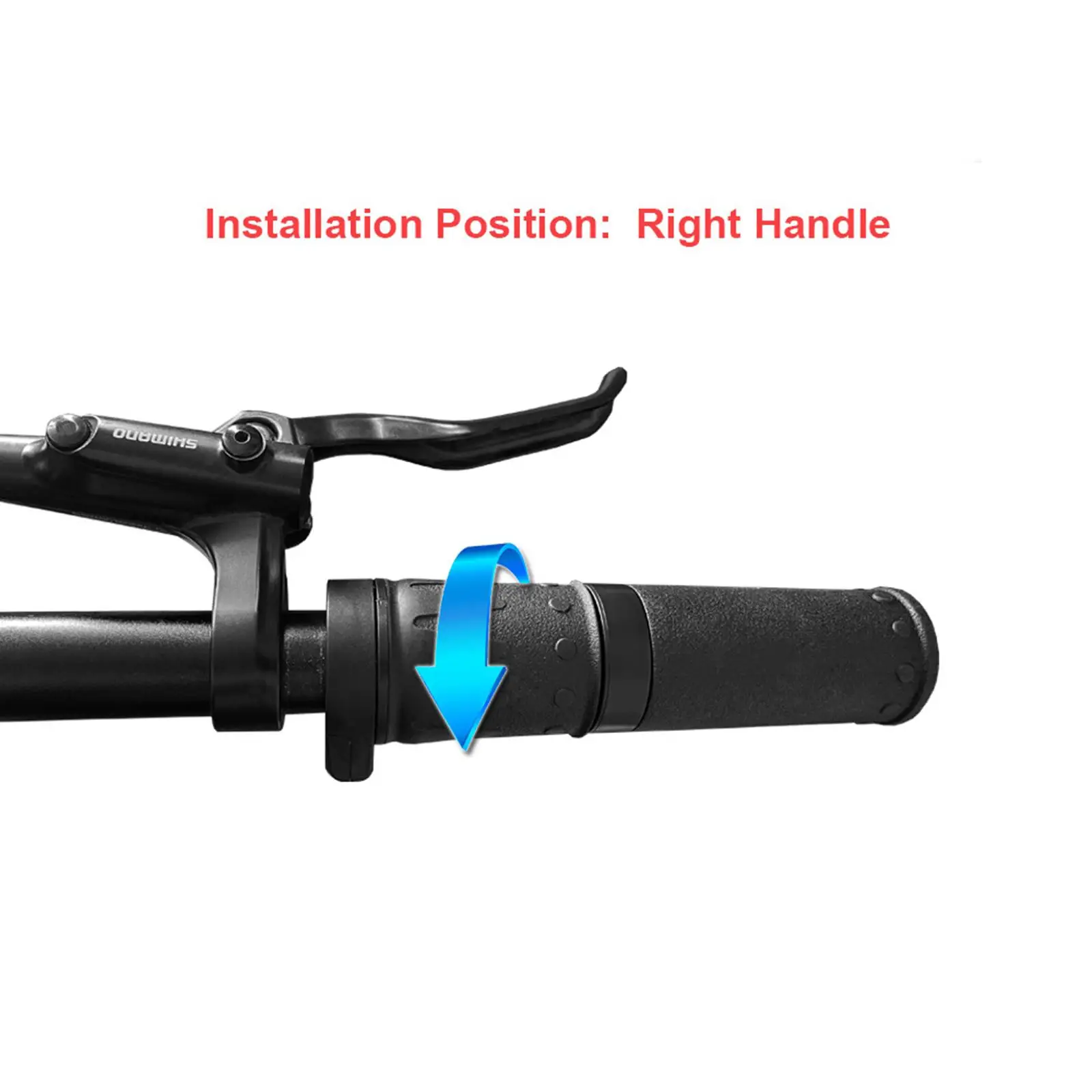 Electric Bicycle ft-158x Half Twist Throttle Grip Handle Waterproof Speed Control Handlebar for Bike Modification Accessories