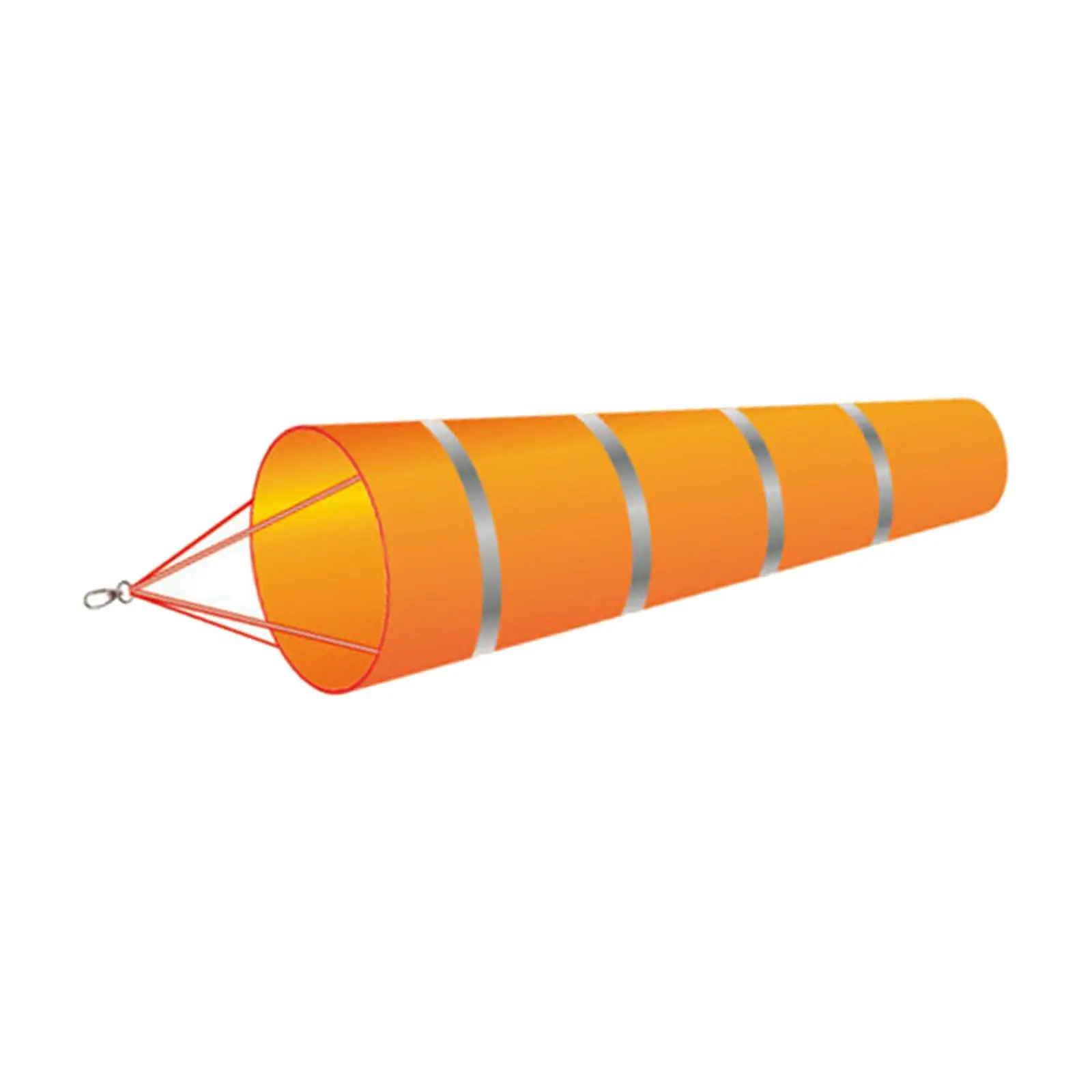 200cm Wind Sock Bag with Reflective Belt Grommet Durable for Outdoors Farm