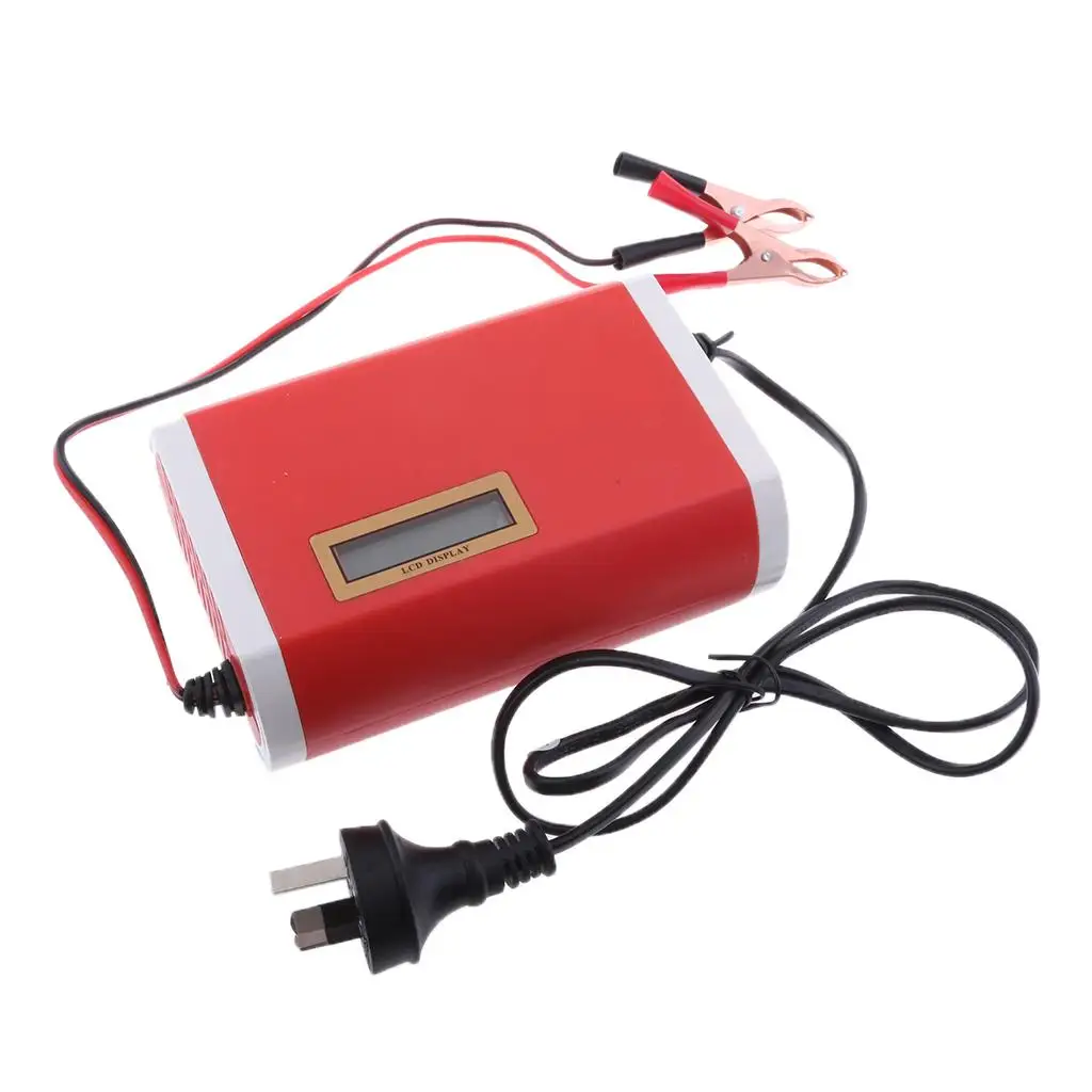 12V 6A Smart Intelligent Battery Charger/Repair LCD for Motorcycle AU