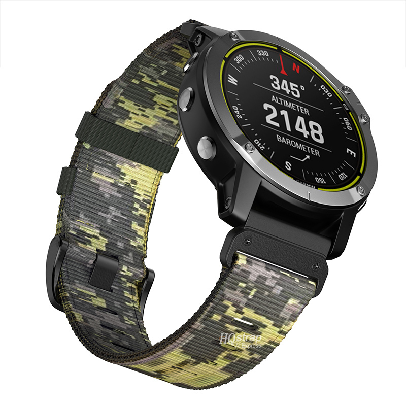 Pulseira desportiva, Pulseira Smartwatch, 26mm, 22mm, Fenix 7X, 6X, 7, 5, 6 Pro, 5X, 3HR