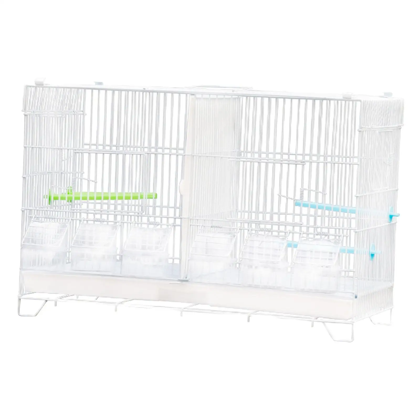 Metal Parrot Birdcage with Stand Pet Supplies Activity Center Breeding Cage Bird Cage for Lovebirds, Finches, Cockatiel