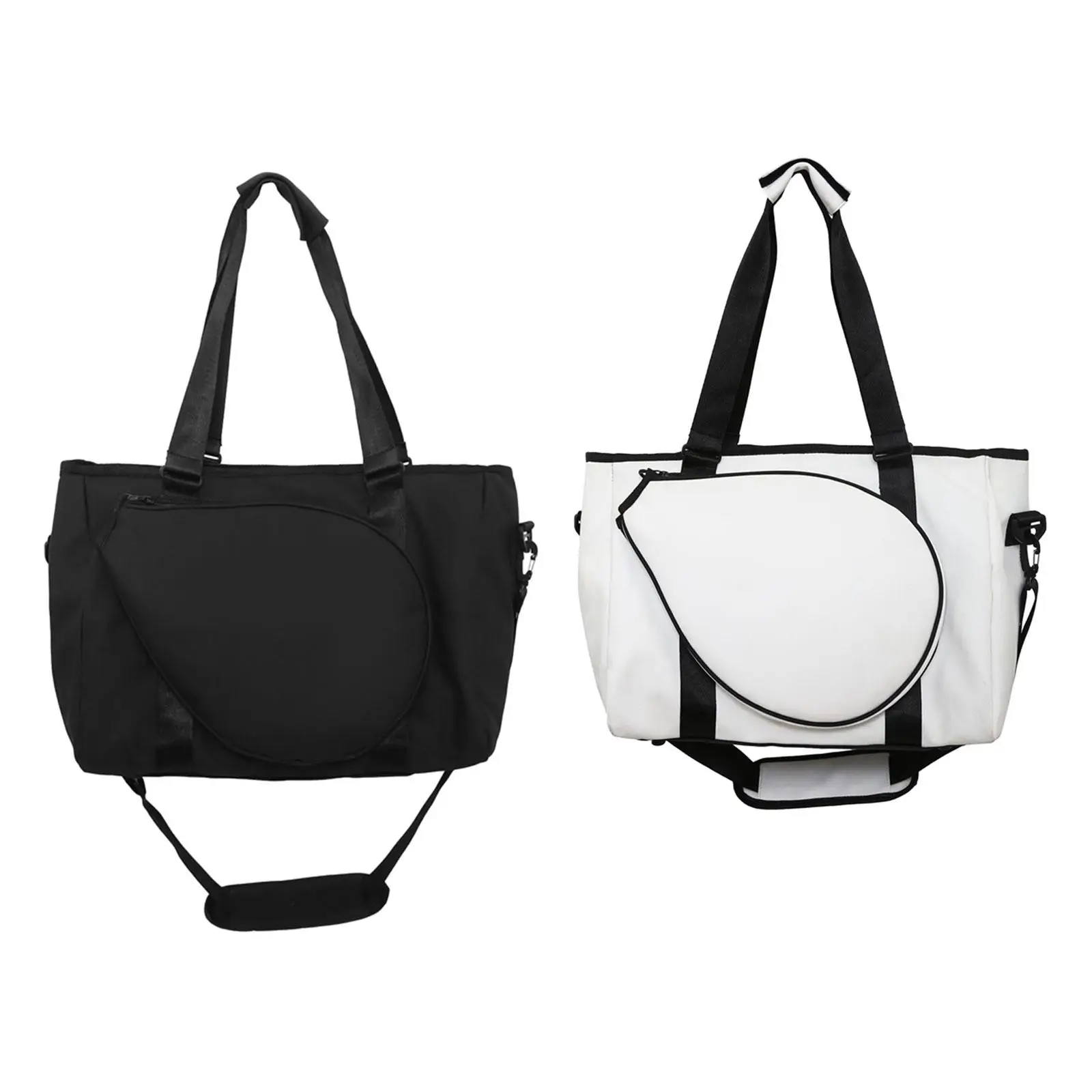 Tennis Racket Shoulder Bag for Women with Zipper Pack Tennis Tote Bag Handbag for Badminton Racquet Outdoor Squash Racquets