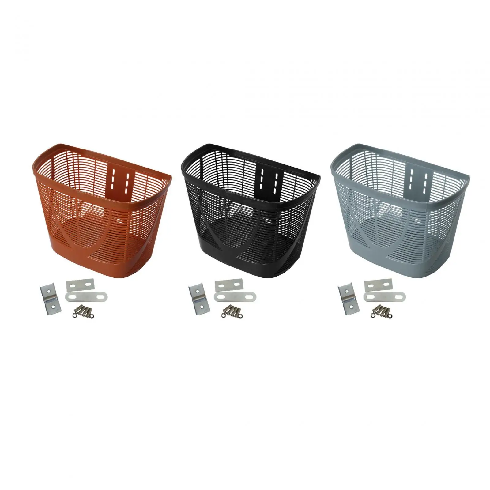 Bike Front Basket Men Women Bicycle Storage Basket Easy to Install for Camping Grocery Shopping