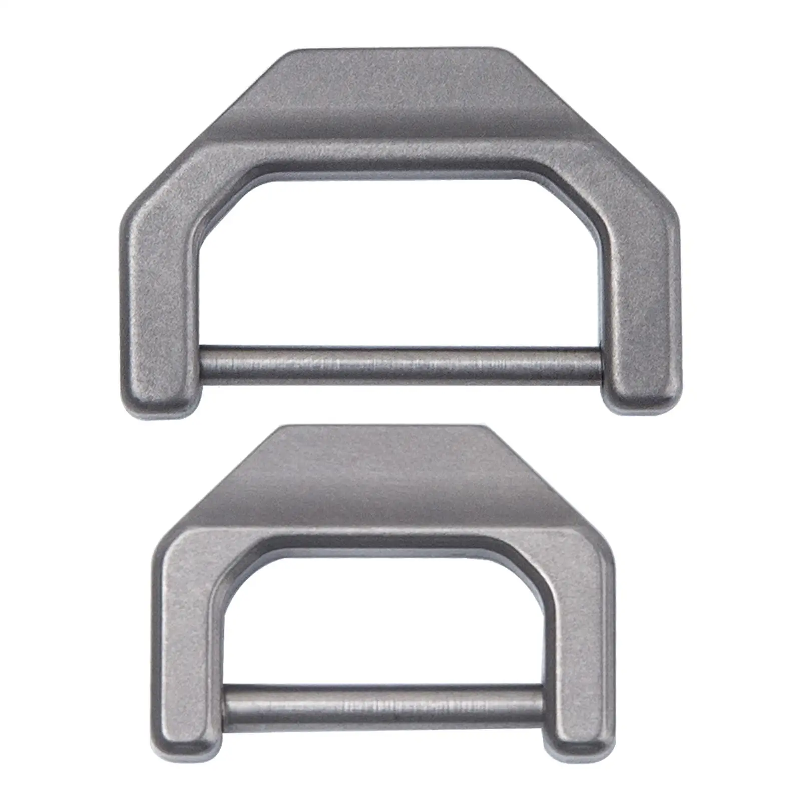 Titanium Alloy Key Ring Car Buckle Tool Keychain Buckles Shackle Small D Rings Accessories