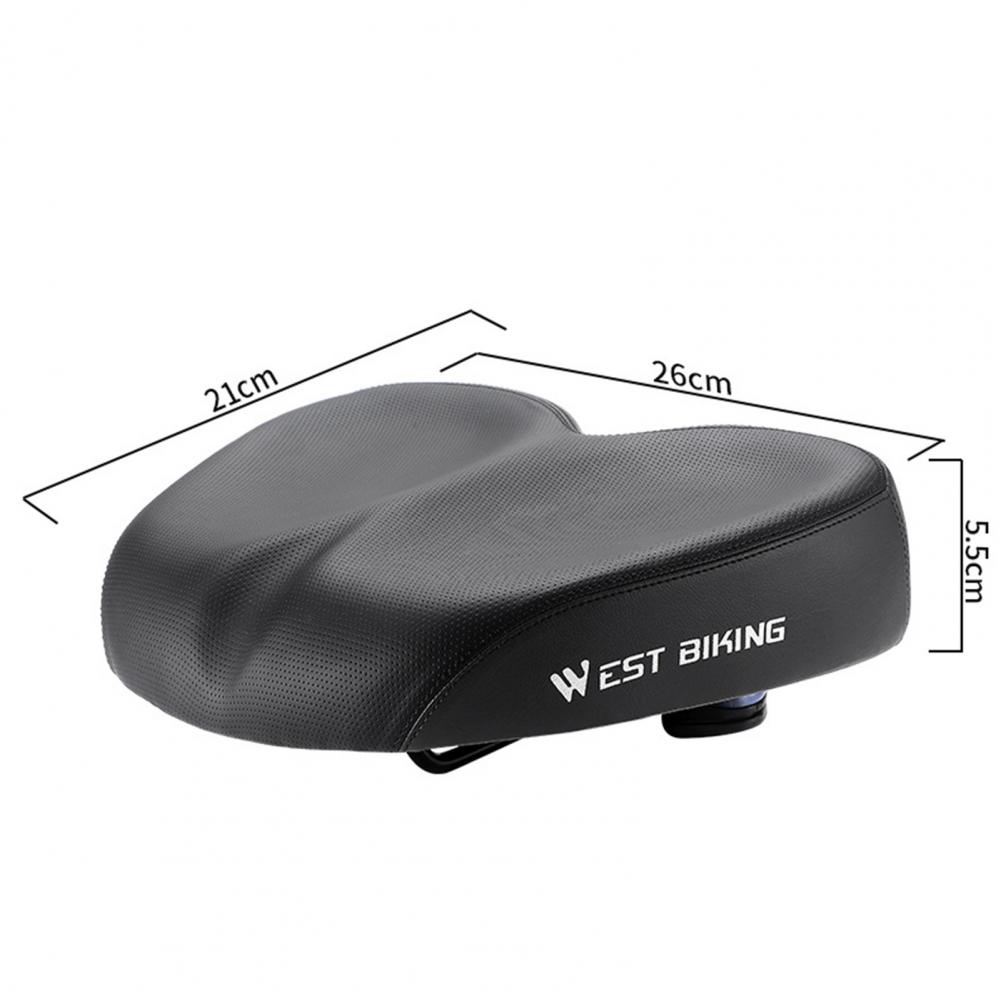 Title 1, MTB Road Bike Saddle Noseless Bike Cushion Wide...