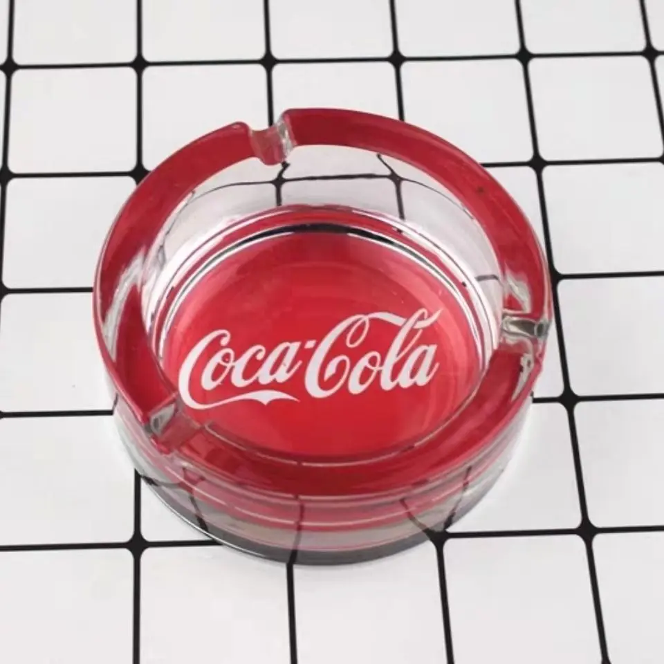 Coca-Cola Moda Personalidade Cinzeiro, Material de vidro