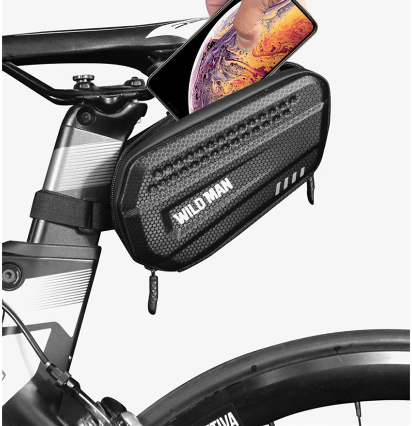 Title 12, WILD MAN – sac de selle de vélo, coque rigide, ...