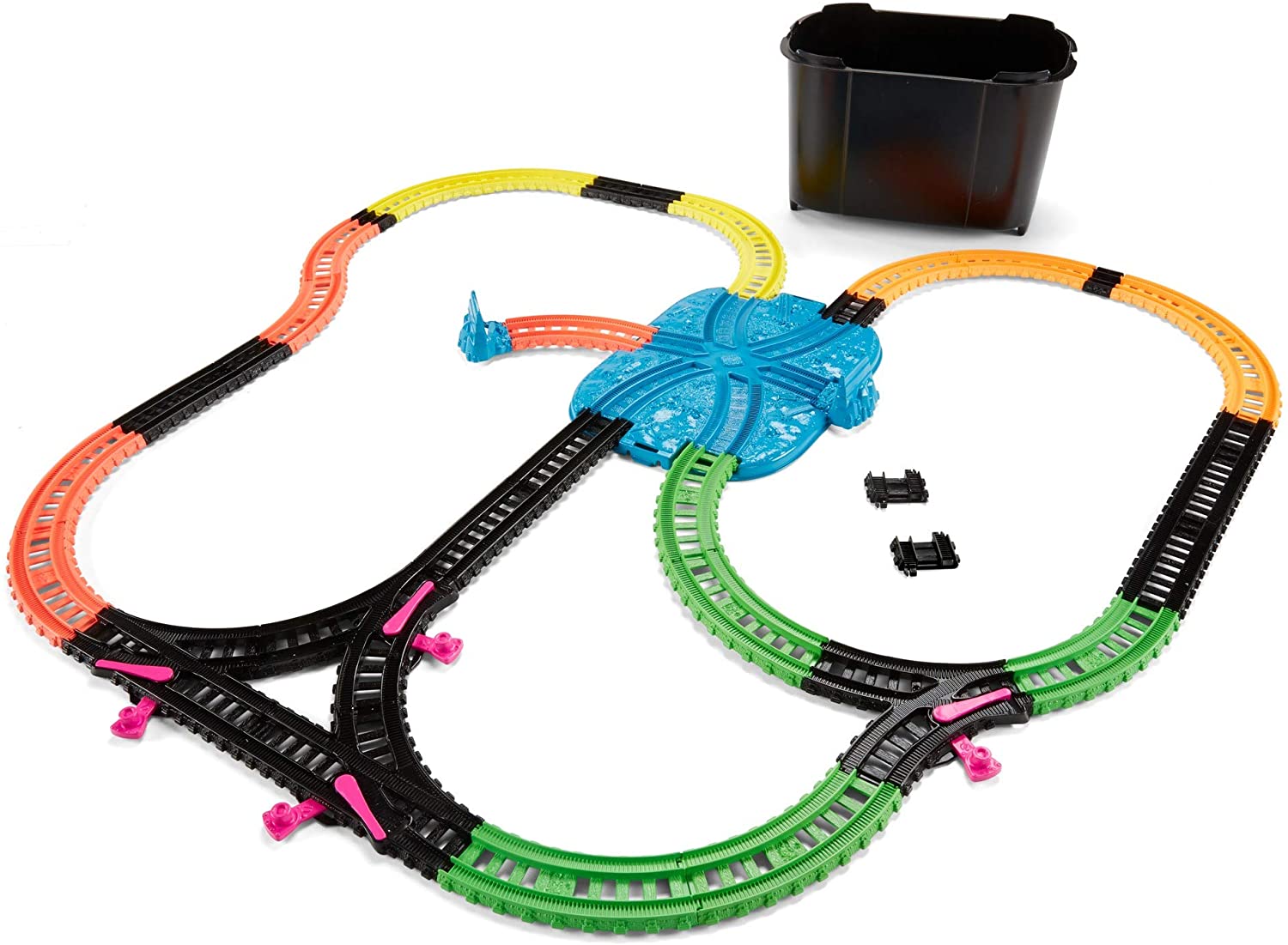 Оригинальный поезда Thomas & Friends TrackMaster, многоразовый контейнер  для хранения, контейнер, светящийся трек, игрушки для мальчиков, детали для  сборки | AliExpress