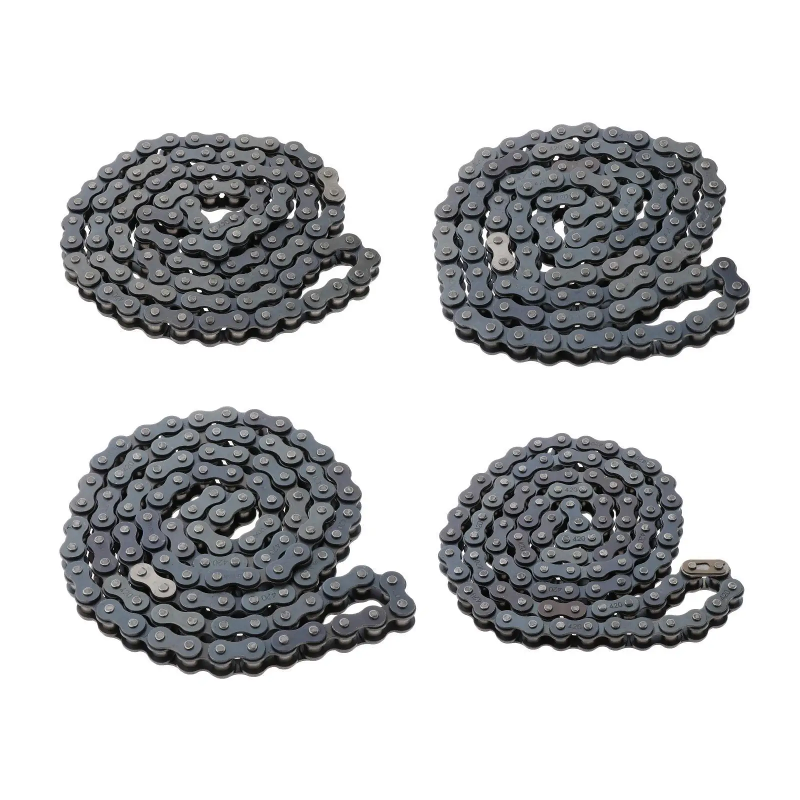 420 Motorcycle Chain 50-110Cc Drive Chain Accessories Fit for Mini Bike