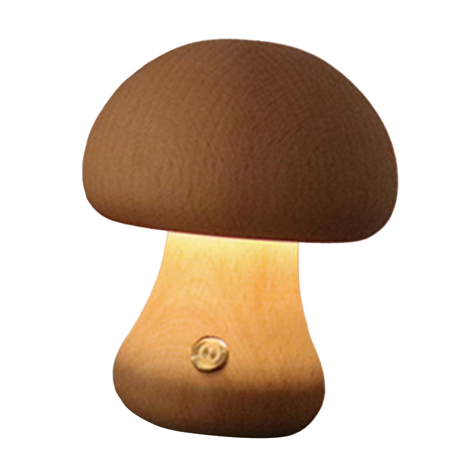 Mushroom Table Lamp Touch USB Creative Night Light Ornament Night Light for Hotel Night Reading Living Room Party Decor Bedroom