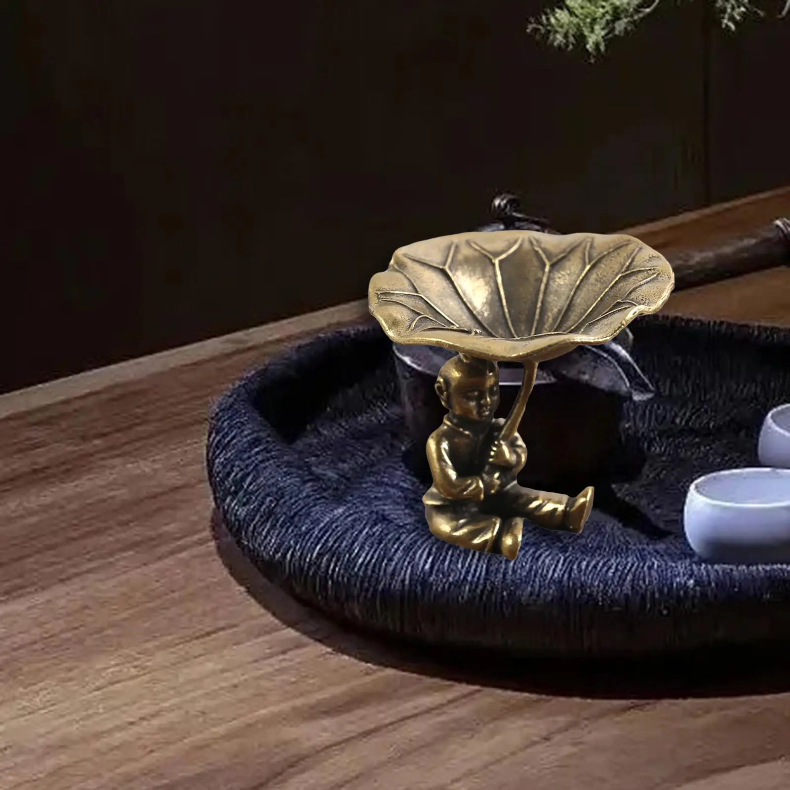 Incense Holder Incense Stoves Brass Portable Incense Censer Incense Cone Holders for Yoga Studio Office Teahouse Relaxation