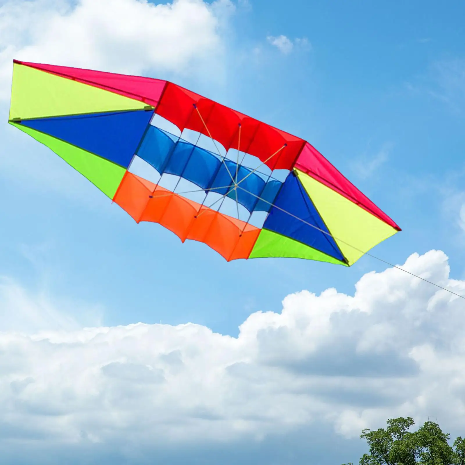 250Cmx80cm Colorful  Toy Outdoor Games Activities Easy to Fly Parachute Single Line s  for Children Girls Boys